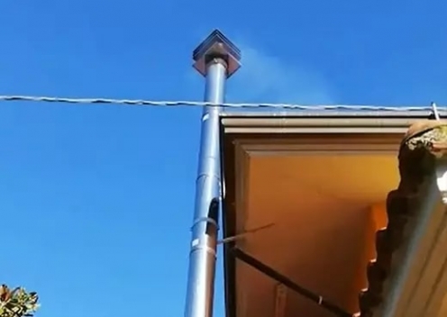 Проблема дыма в дымоходе с изогнутым или горизонтальным дымоходом